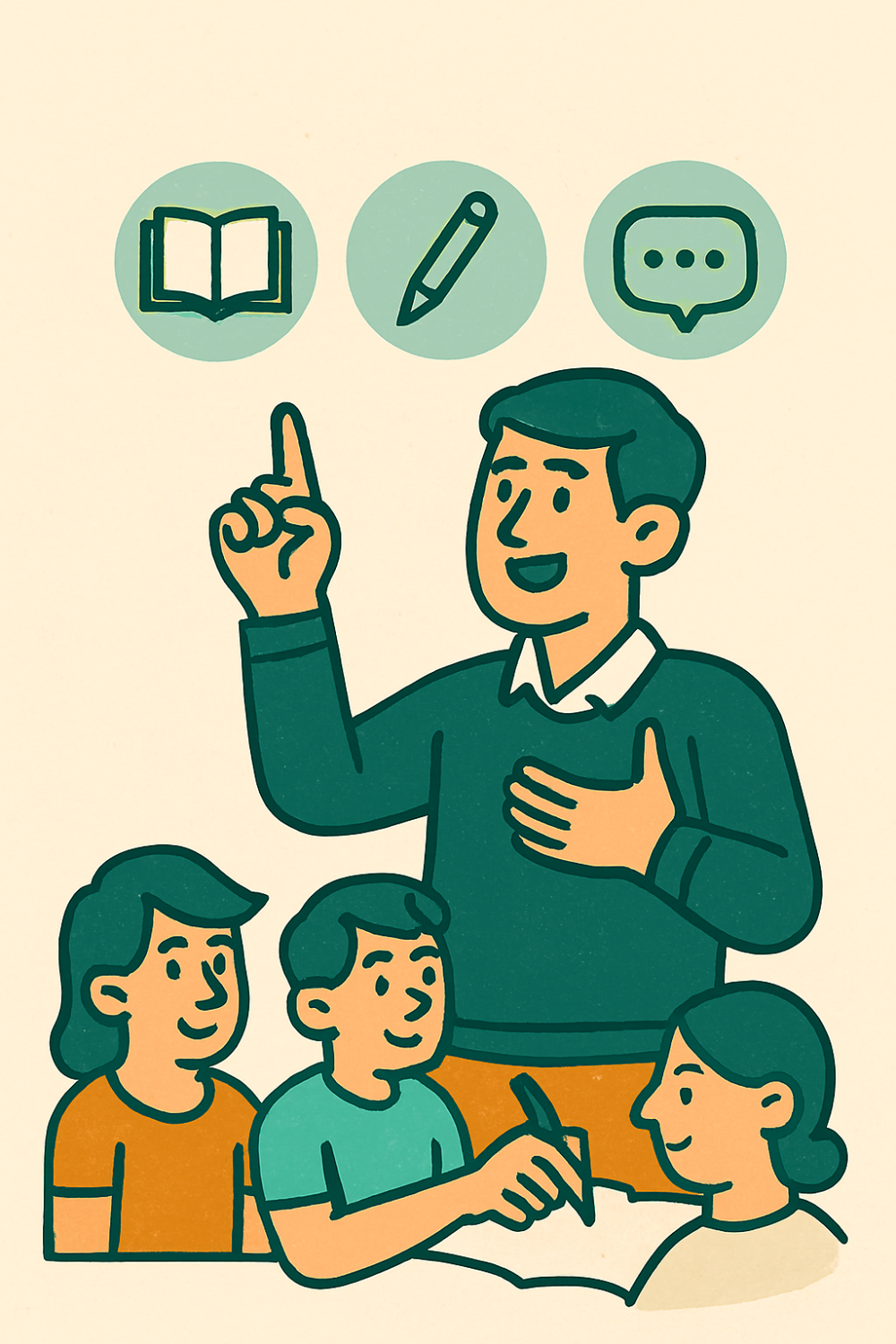 مهارات الكتابة والقراءة والتحدث مهارات الكتابة والقراءة والتحدث